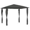 vidaXL Gazebo with Post Covers 3x3x2.6 m Anthracite 160 g/m&sup2;