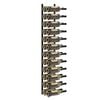 vidaXL Wall-mounted Wine Rack for 24 Bottles Black Iron