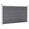 vidaXL Garden Fence WPC 872x106 cm Grey