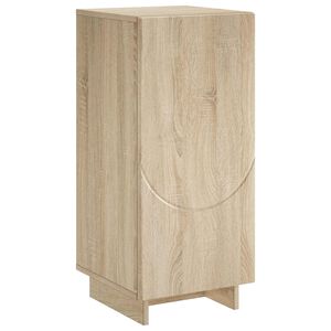 vidaXL Sideboard Sonoma Oak 33.5 x 34.5 x 75 cm Engineered Wood