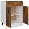 vidaXL Drawer Bottom Cabinet Lyon Smoked Oak 60x46x81.5 cm Engineered Wood