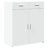 vidaXL Sideboard White 80x42,5x93 cm Engineered Wood
