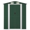 vidaXL Garden Shed Green 192x108x223 cm Galvanised Steel