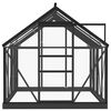 vidaXL Greenhouse Replacement Frame Anthracite 155x200.5x191 cm Aluminium