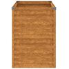 vidaXL Garden Raised Bed 100x50x69 cm Corten Steel