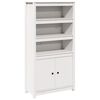 vidaXL Highboard White 80x35x154 cm Solid Wood Pine