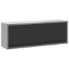 vidaXL Tool Cabinet with Storage Black and Grey 100 x 25 x 35 cm Steel