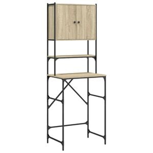 vidaXL Washing Machine Cabinet Sonoma Oak 68x48,5x194 cm
