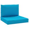 vidaXL Pallet Cushions 2 pcs Light Blue Oxford Fabric