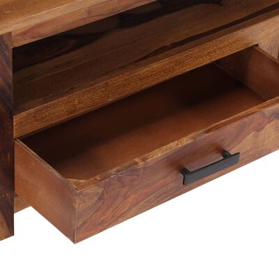 vidaXL TV Cabinet 118x30x40 cm Solid Sheesham Wood