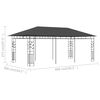 vidaXL Gazebo with Mosquito Net 6x3x2.73 m Anthracite