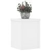 vidaXL Plant Stands 2 pcs White 15x15x20 cm Engineered Wood