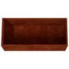 vidaXL Planter 62x40x39 cm Corten Steel