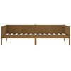 vidaXL Day Bed without Mattress Honey Brown Solid Wood Pine 90x190 cm Single