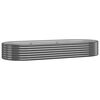 vidaXL Garden Raised Bed Galvanised Steel 249x100x36 cm Anthracite