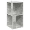vidaXL Corner Cabinet Concrete Grey 33x33x67 cm Engineered Wood