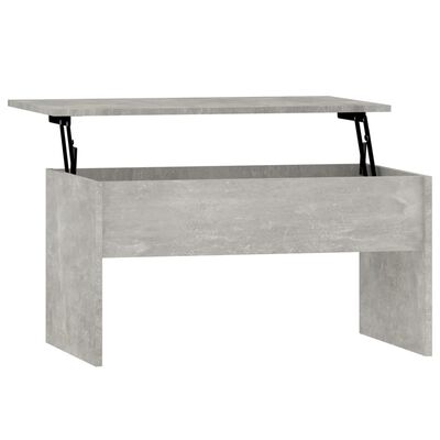 vidaXL Coffee Table Concrete Grey 80x50.5x41.5 cm Engineered Wood