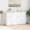 vidaXL Sideboards 2 pcs White 60x31x70 cm Engineered Wood