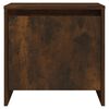 vidaXL Bedside Cabinet Smoked Oak 45x34x44.5 cm Engineered Wood
