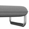 vidaXL Swivel Chair and Sofa Bed Light Grey Fabric