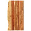 vidaXL Bathroom Vanity Top Solid Acacia Wood 100x52x2,5 cm