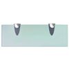 vidaXL Floating Shelves 2 pcs Glass 30x10 cm 8 mm
