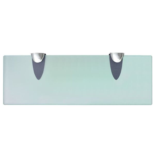 vidaXL Floating Shelves 2 pcs Glass 30x10 cm 8 mm