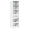 vidaXL Highboard White 50x42.5x185 cm Engineered Wood