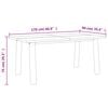 vidaXL Dining Table Solid Acacia Wood 170x90 cm