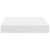 vidaXL Floating Wall Shelves 4 pcs White 23x23.5x3.8 cm MDF