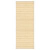 vidaXL Rug | Natural | Bamboo surface with polypropylene edges | 80 x 200 cm