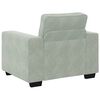 vidaXL 3 Piece Sofa Set with Cushions Light Grey Velvet