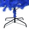 vidaXL Artificial Christmas Tree with Stand Blue 240 cm PVC