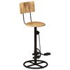 vidaXL Bar Stools 2 pcs Solid Wood Mango