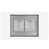 vidaXL Island Range Hood 90 cm LCD Display Touch Sensor 756 m&sup3;/h LED
