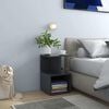 vidaXL Bedside Cabinets 2 pcs Grey 35x35x55 cm Engineered Wood