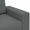 vidaXL Sofa 3 pcs Dark Grey Fabric