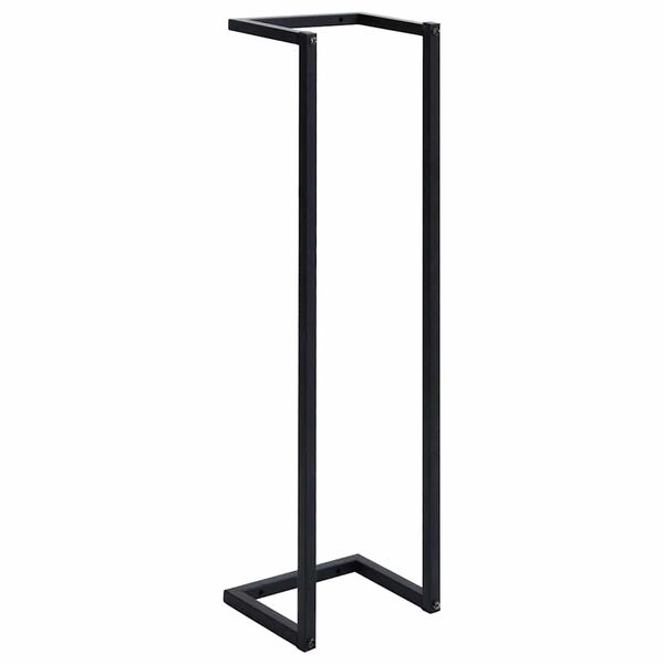 vidaXL Towel Rack Black 25x20x95 cm Iron