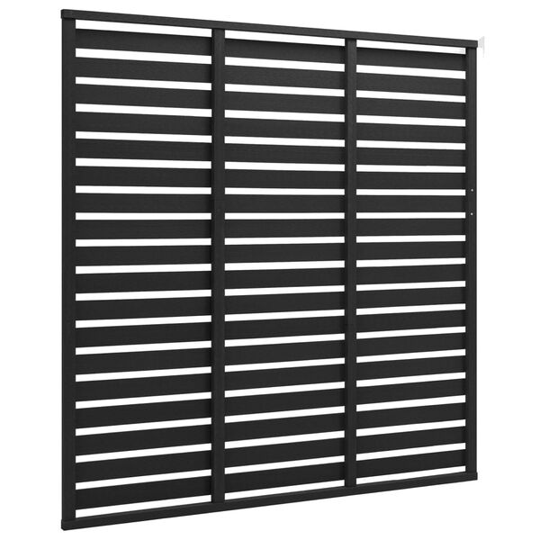 vidaXL Fence Panel WPC 180x180 cm Black