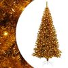 vidaXL Christmas Tree Gold 180 cm PET