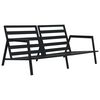 vidaXL 5 Piece Garden Lounge Set with Cushions Aluminium Dark Grey