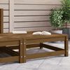 vidaXL Garden Footstool 70x70x30 cm Honey Brown Solid Wood Pine