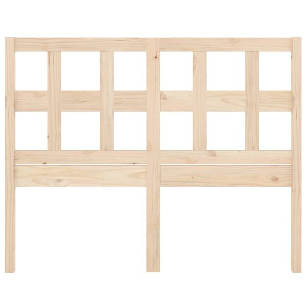 vidaXL Bed Headboard 185.5x4x100 cm Solid Wood Pine