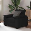 vidaXL Sofa Chair Black 60 cm Fabric
