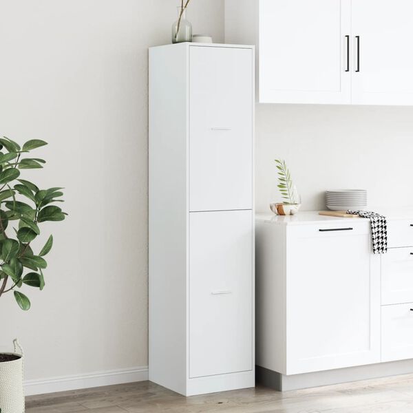 vidaXL Apothecary Cabinet White 40x41x174.5 cm Engineered Wood