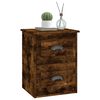 vidaXL Wall-mounted Bedside Cabinets 2 pcs Smoked Oak 41.5x36x53cm