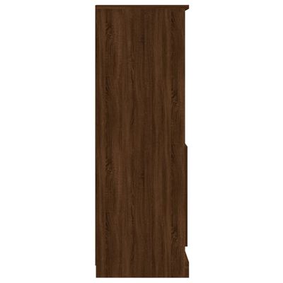 vidaXL Highboard Brown Oak 60x35.5x103.5 cm Engineered Wood
