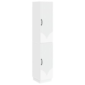 vidaXL Cabinet Set 2 pcs White Engineered Wood