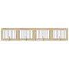 vidaXL Dog Gate with Stands 4 pcs Sonoma Oak 80 x 60 cm