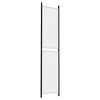 vidaXL 3-Panel Room Divider White 150x220 cm Fabric